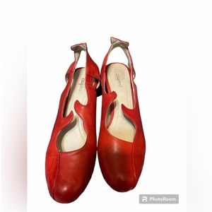 Vintage Coupleof red leather heels